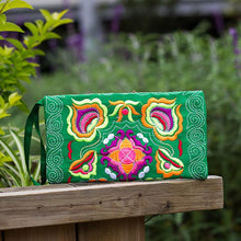 Load image into Gallery viewer, Women Ethnic Handmade Embroidered Wristlet Clutch Bag
