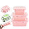 Load image into Gallery viewer, Lunch Boxes Collapsible Silicone Food Storage